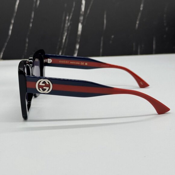 NEW GG1861S 004 GUCCI SUNGLASSES SHINY BLACK WOMEN EYEWEAR GUCCI main image 7
